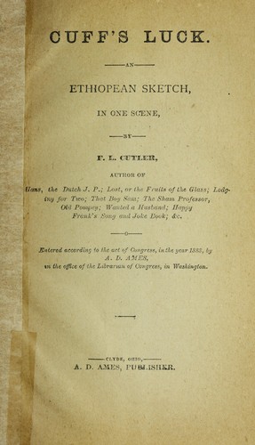 Cover for Cuff's luck