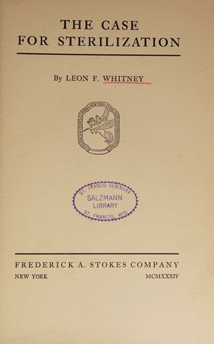 Cover for The case for sterilization