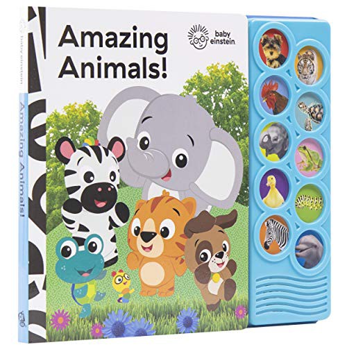 Cover for Baby Einstein - Amazing Animals 10-Button Sound Book - PI Kids