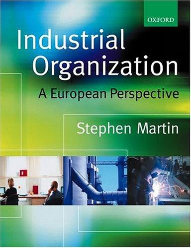 Cover for Industrial Organization