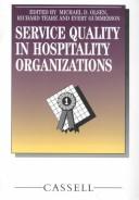Cover for Service quality in hospitality organizations