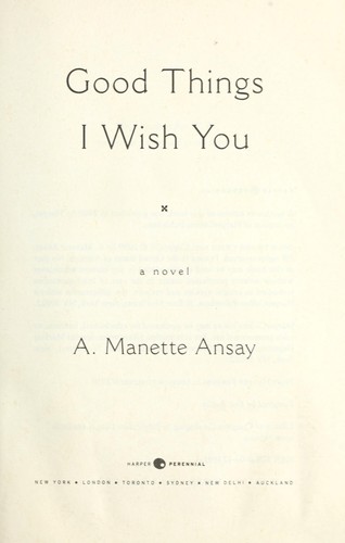 Cover for Good things I wish you : a novel