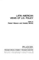 Cover for Latin American views of U.S. policy