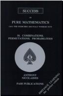 Cover for Pure mathematics