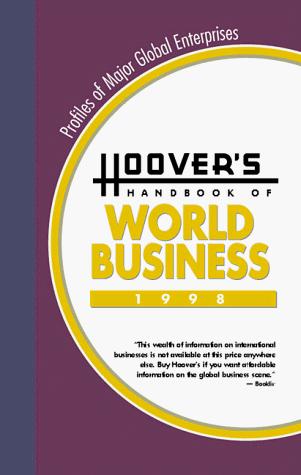 Cover for Hoover's Handbook of World Business 1998 (Annual)