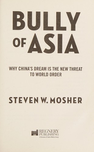 Cover for Bully of Asia