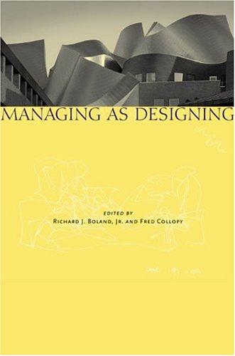 Cover for Managing as Designing