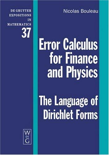 Cover for Error Calculus for Finance and Physics