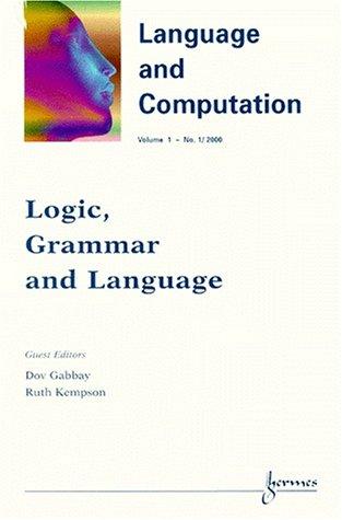 Cover for Logic, Grammar and Language