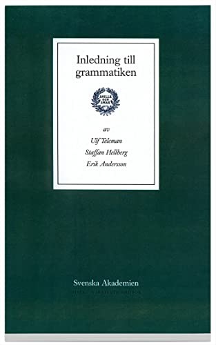 Cover for Inledning till grammatiken