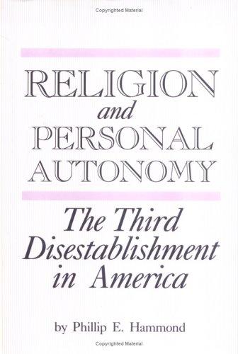 Cover for Religion and personal autonomy