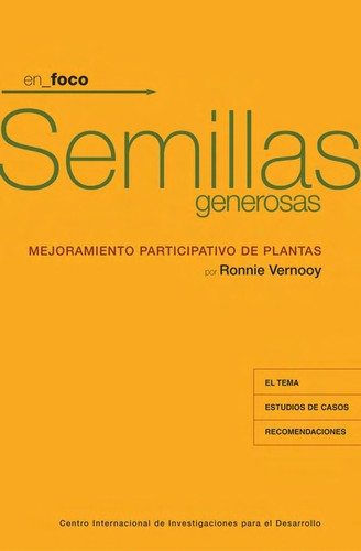 Cover for Semillas generosas