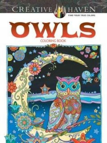 Cover for Creative Haven Owls Coloring Book (Adult Coloring)