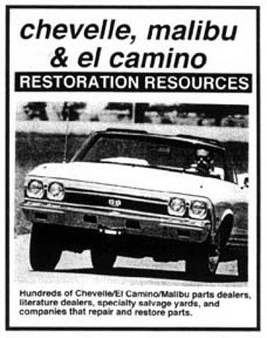 Cover for Chevelle, Malibu, and El Camino Restoration Resources'