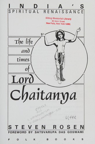 Cover for Indiaʼs spiritual renaissance