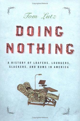 Cover for Doing nothing