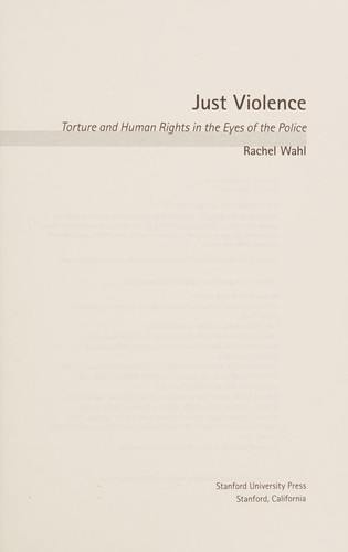 Cover for Just Violence