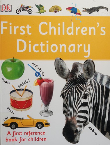 Cover for First children's dictionary