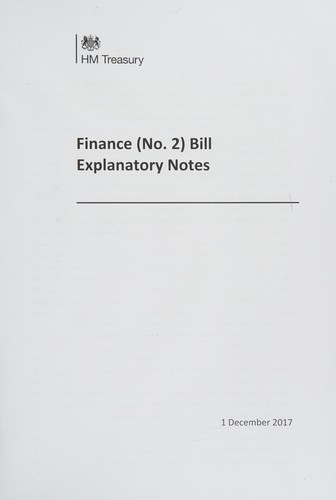 Cover for Finance  Bill [2017]