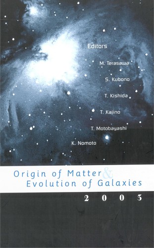 Cover for Origin of matter & evolution of galaxies 2003