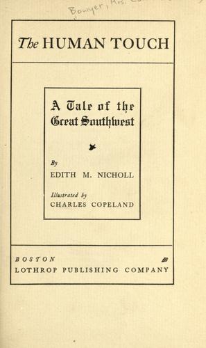 Cover for The human touch