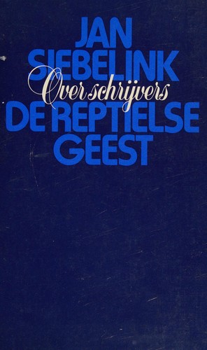 Cover for De reptielse geest