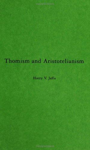 Cover for Thomism and Aristotelianism