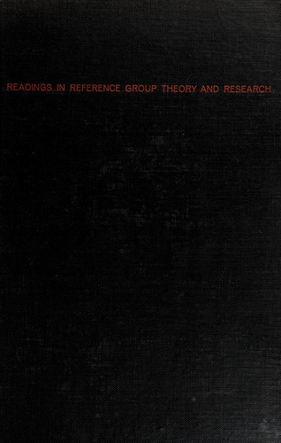 Cover for Readings in reference group theory and research