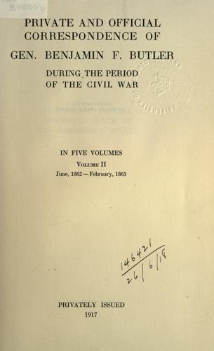 Cover for Private and official correspondence