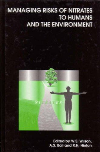 Cover for Managing Risks of Nitrates to Humans and the Environment