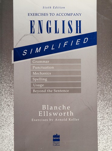 Cover for Exercises to accompany English simplified