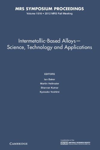Cover for Intermetallic-Based Alloys_Science, Technology and Applications