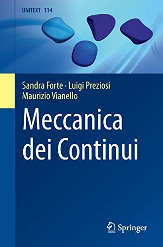 Cover for Meccanica dei Continui