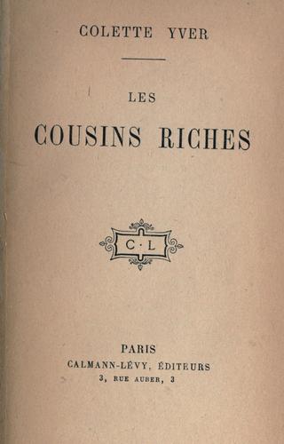 Cover for Les cousins riches