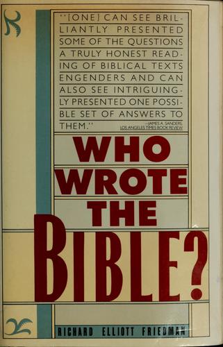 Cover for Who wrote the Bible?