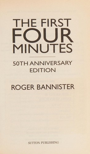 Cover for First Four Minutes