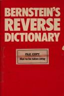 Cover for Reverse Dictionary