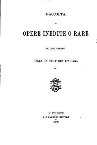 Cover for Le rime burlesche: edite e inedite, di Antonfrancesco Grazzxini, dette Il ...