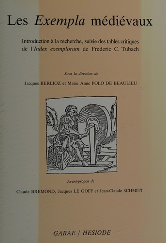 Cover for Les Exempla médiévaux