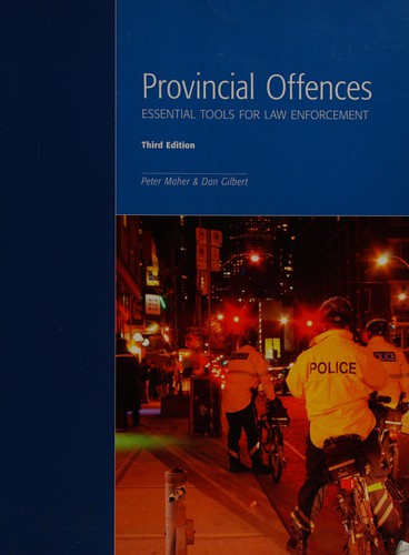 Cover for Provincial offences