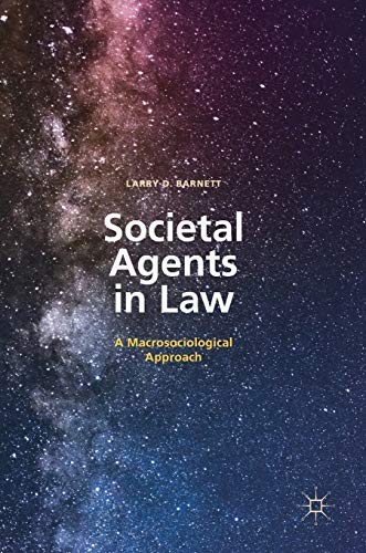 Cover for Societal Agents in Law