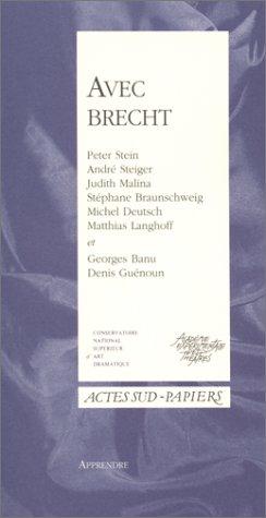 Cover for Avec Brecht