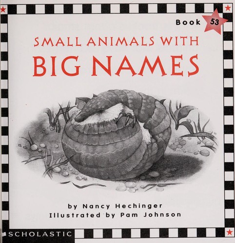 Cover for Small animals with big names
