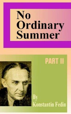 Cover for No Ordinary Summer