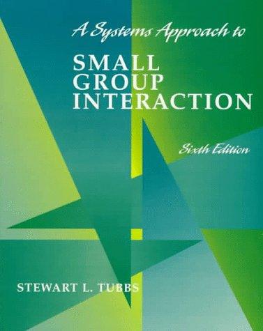 Cover for A systems approach to small group interaction