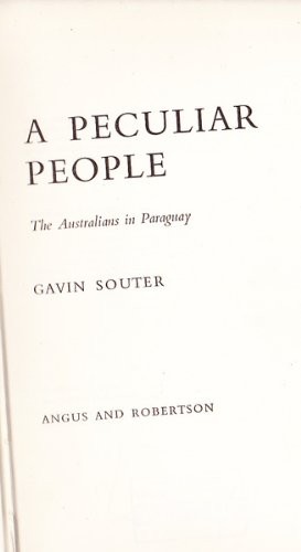 Cover for A peculiar people
