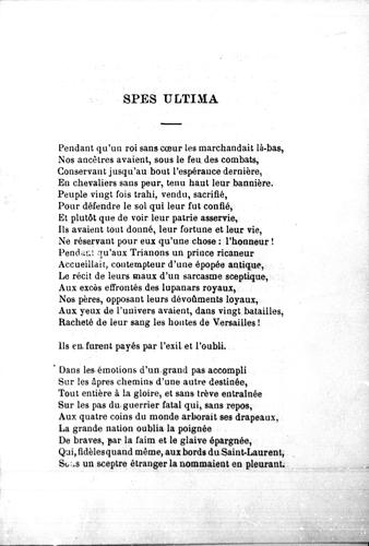 Cover for Spes ultima