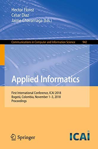 Cover for Applied Informatics