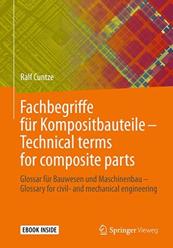 Cover for Fachbegriffe für Kompositbauteile – Technical terms for composite parts