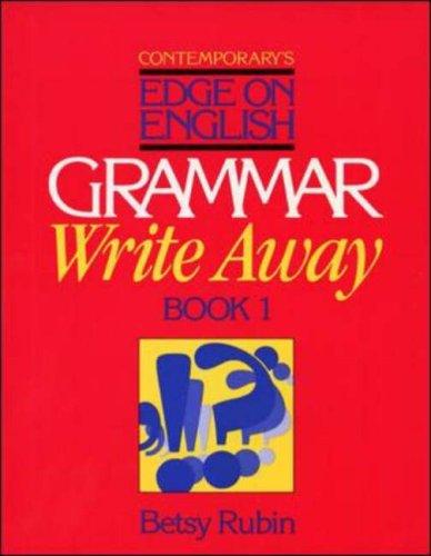 Cover for Contemporary's Edge on English Grammar Write Away (Book 1)